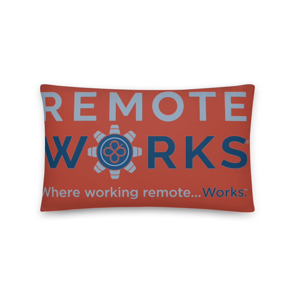 Remote Works Basic Pillow