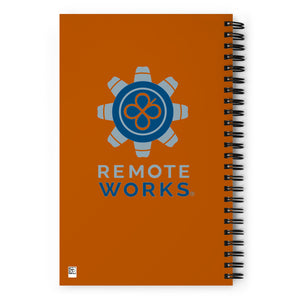 Remote Works Spiral notebook