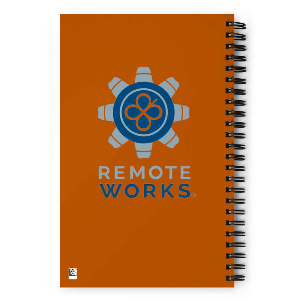 Remote Works Spiral notebook