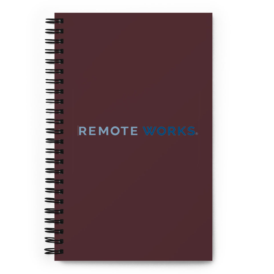 Remote Works Spiral notebook