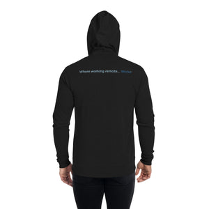 Remote Works Unisex zip hoodie