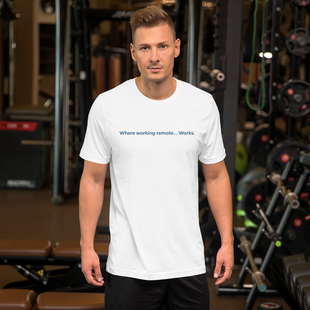 Where Working Remote....Works Unisex T-Shirt