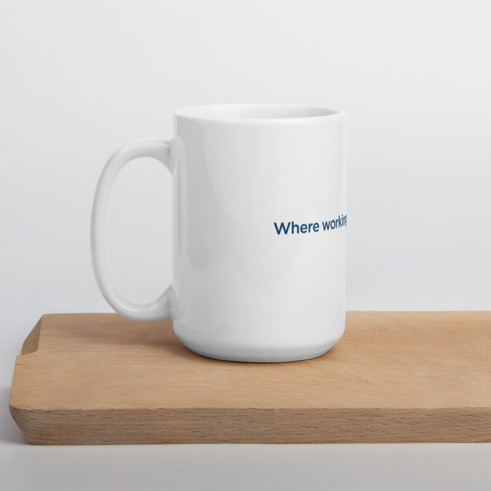 Where Working Remote.....Works Mug